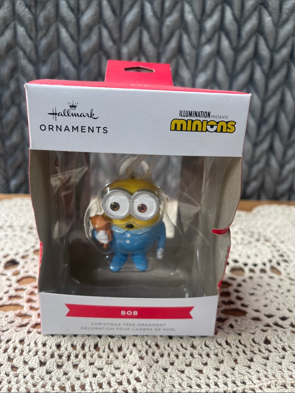 Hallmark Minions Bob Ornament in Yellow and Blue
